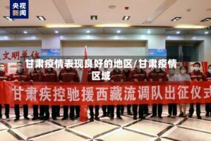 甘肃疫情表现良好的地区/甘肃疫情区域