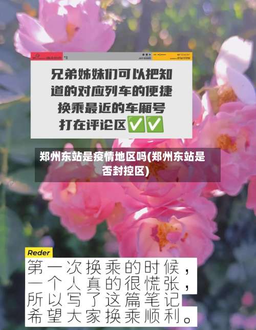 郑州东站是疫情地区吗(郑州东站是否封控区)-第3张图片