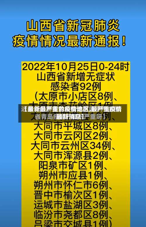 【最新最严重的疫情地区,最严重疫情最新消息】-第2张图片