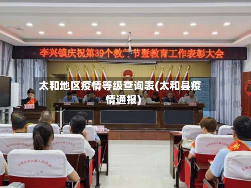 太和地区疫情等级查询表(太和县疫情通报)-第3张图片