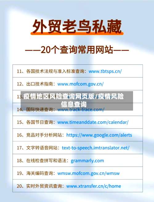 疫情地区风险查询网页版/疫情风险信息查询-第3张图片