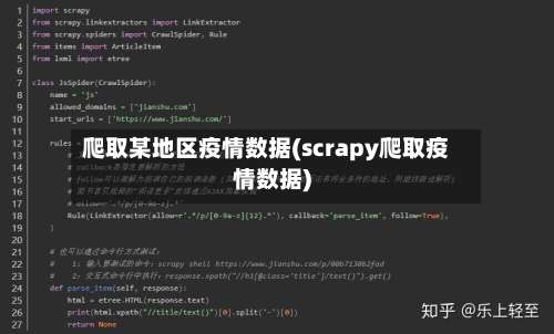 爬取某地区疫情数据(scrapy爬取疫情数据)-第1张图片