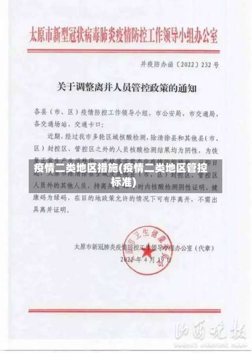 疫情二类地区措施(疫情二类地区管控标准)-第1张图片